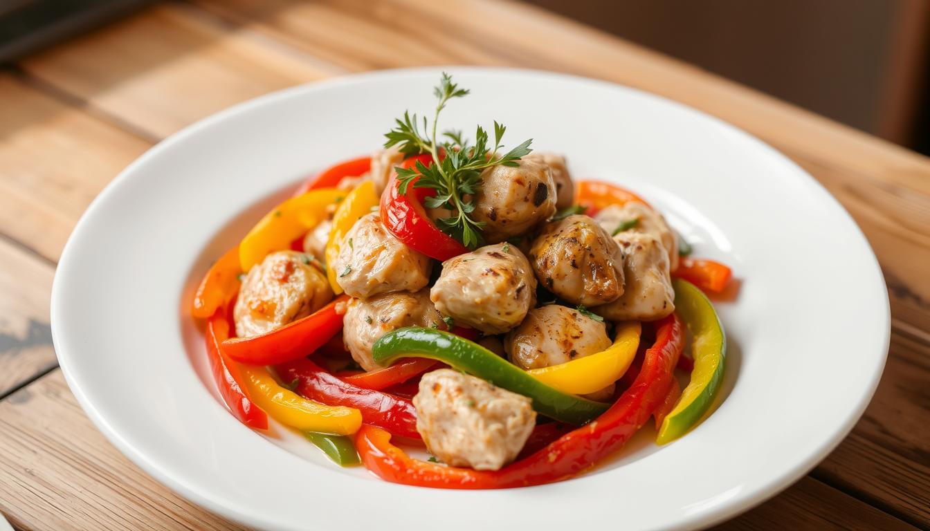 chicken and peppers recipe