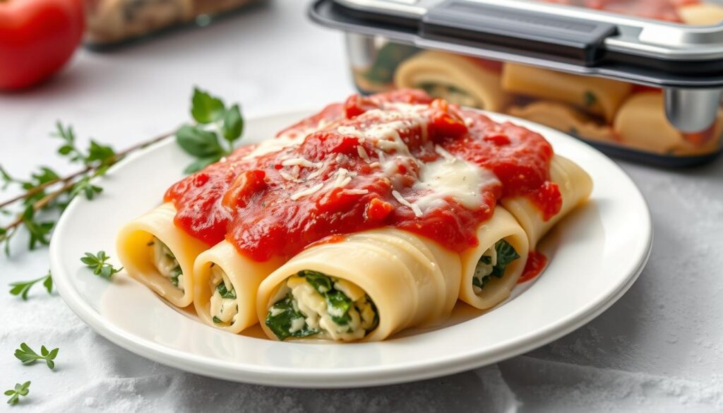 freezer-friendly manicotti