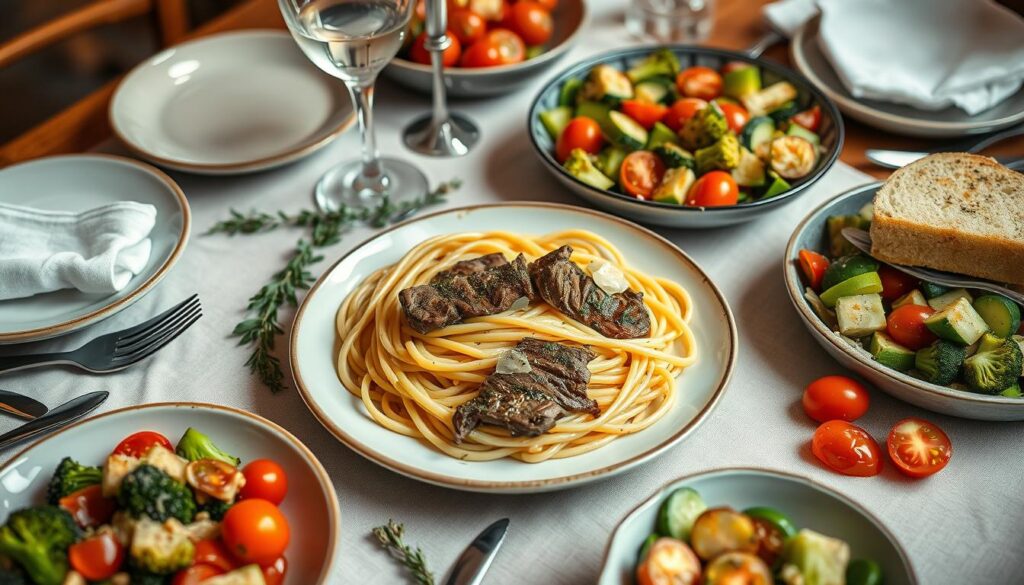 side dishes for creamy steak fettuccine