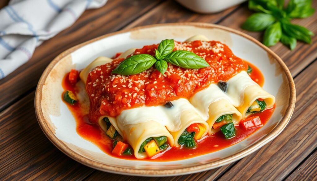 vegetable manicotti