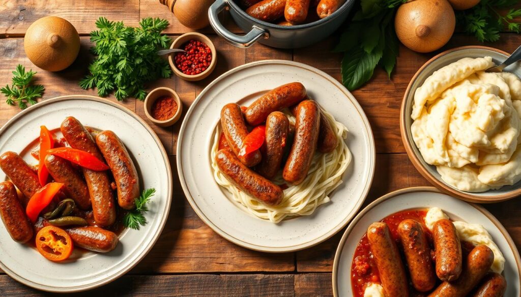 beef sausage recipes