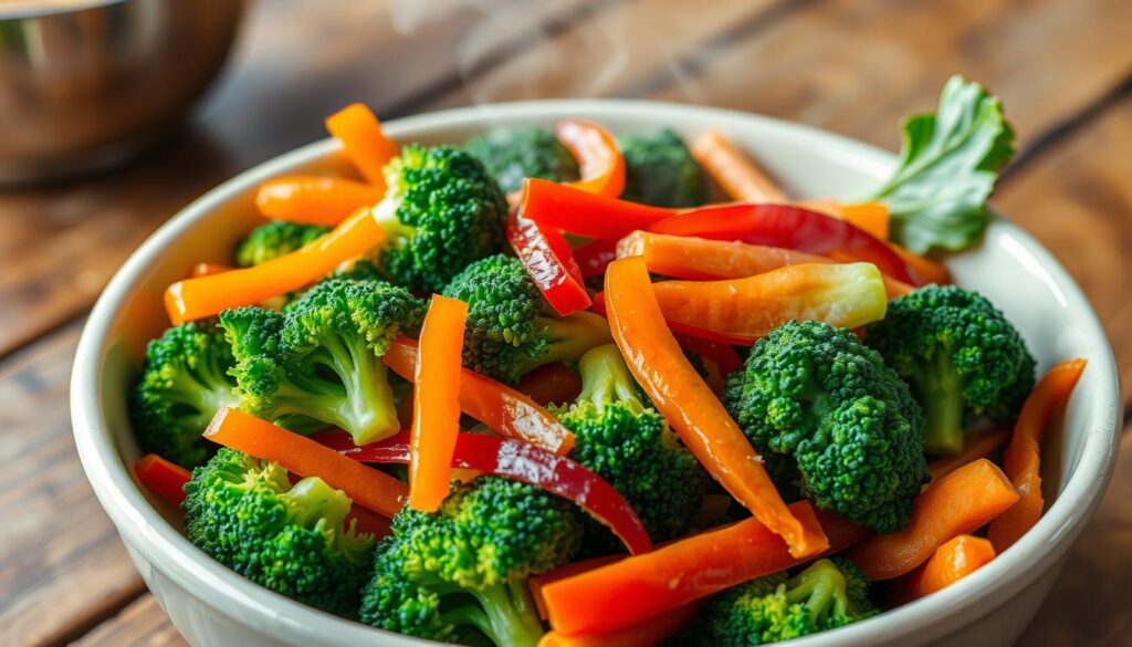 steamed vegetables